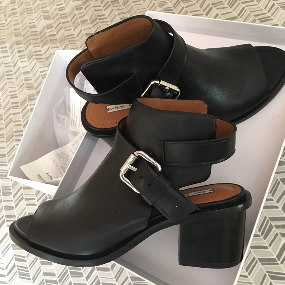 & other Stories open toe booties